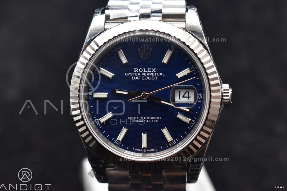1:1 VS 904L DateJust SS Blue VSF 126334 Bracelet Fashionable Dial Best Jubilee Checked 617 41 Edition on 0704